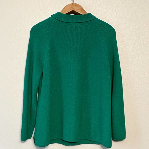 Talbots Pima Cotton Ribbed Fold Down Turtleneck Sweater Women’s Petite Large EUC - Picture 6 of 10